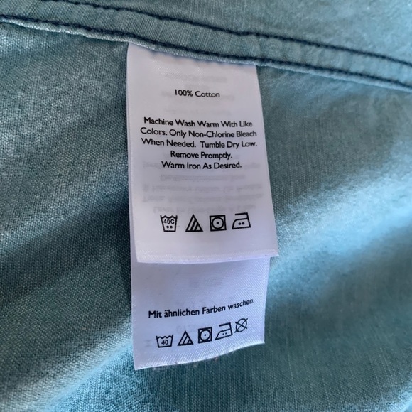 Eddie Bauer Shirt Button Down Long Sleeve Collared - Picture 15 of 15